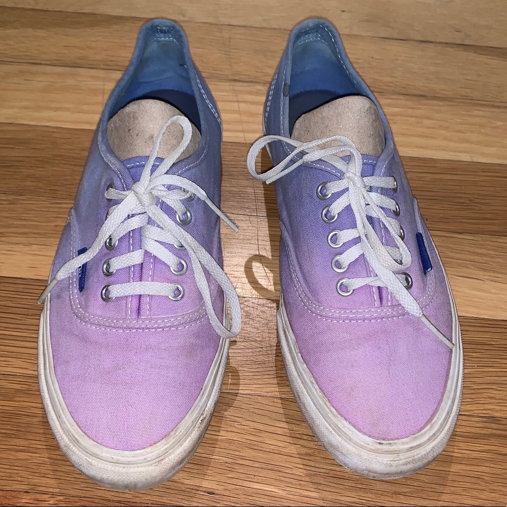 Women’s vans pink and purple ombré